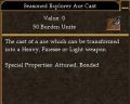 Seasoned Explorer Axe Cast.jpg